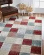 Avalon 5616 Brown Checkered Area Rug