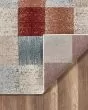 Avalon 5616 Brown Checkered Area Rug
