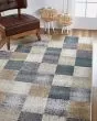 Avalon 5617 Ivory Checkered Area Rug
