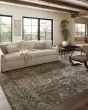 Banks BAN-05 Spice/Blue Area Rug