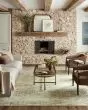 Banks BAN-06 Natural/Granite Area Rug