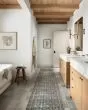 Billie BIL-02 Ocean/Brick Area Rug