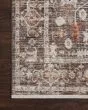 Bonney BNY-07 Charcoal/Spice Area Rug