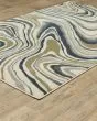 Branson br07a Ivory/Blue Area Rug