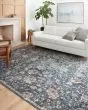 Cassandra CSN-04 Blue/Rust Area Rug