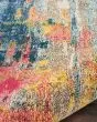 Celestial CES09 Blue/Yellow Area Rug