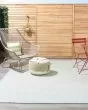 Courtyard COU01 Ivory Aqua Area Rug