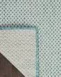 Courtyard COU01 Ivory Aqua Area Rug