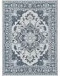 Dahlia 1401 Ivory/Blue Medallion Area Rug