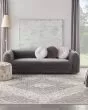 Elation ETN08 Ivory Grey Area Rug