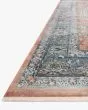 Elise ELI-01 Coral/Blue Area Rug