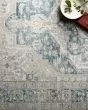 Elise ELI-01 Neutral/Blue 2'8"x4' Runner Rug