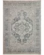 Elise ELI-01 Neutral/Blue 2'8"x4' Runner Rug