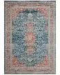 Elise ELI-05 Navy/Red Area Rug