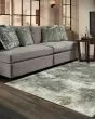 Evolution 8039e Blue/Green Area Rug