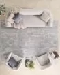 Exhale EXL01 Light Grey Area Rug
