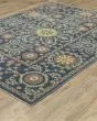 Francesca fr11b Blue/Rust Area Rug