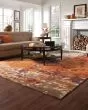 Galaxy 21904 Multi/Orange Area Rug