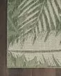 Garden Oasis GOA02 Green Ivory Area Rug