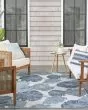 Garden Oasis GOA04 Blue Area Rug