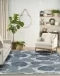 Garden Oasis GOA04 Blue Area Rug