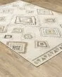 Georgia 660b Ivory/Orange Area Rug