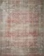 Georgie GER-01 Red/Navy Area Rug