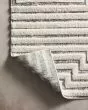 Hagen HAG-03 White/Sky 2'7"x7'8" Runner Rug