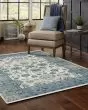Heritage 9367 Ivory/Blue Elegance