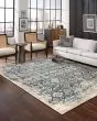 Heritage 9372 Ivory/Blue Anna Area Rug