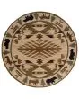 Hudson 1072a Ivory/Green Area Rug