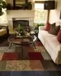 Hudson 30c Green/Red Area Rug