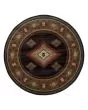 Hudson 87g Black/Green Area Rug