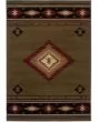 Hudson 87j Green/Red Area Rug