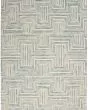 Interlock ITL06 Ivory/Turquoise Area Rug