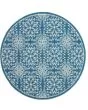 Jubilant JUB06 Ivory/Blue Area Rug