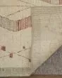 Kasbah 69G3F Tan/Gray/Red Area Rug