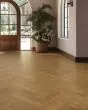 The Gault Estate Herringbone Woven Wicker Oak Hardwood