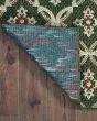 Latitude 1904k Grey/Orange Area Rug