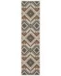 Latitude 2x Grey/Orange Area Rug