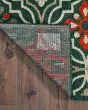 Latitude 709b Blue/Orange Area Rug