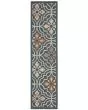 Latitude 709b Blue/Orange Area Rug