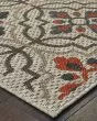 Latitude 709y Grey/Orange Area Rug