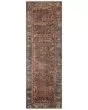 Layla LAY-01 Brick/Blue Area Rug