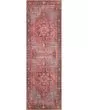London 4805 Red Area Rug