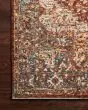 Lourdes LOU-02 Rust/Multi Area Rug