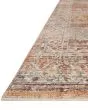 Lourdes LOU-07 Tangerine/Ocean Area Rug