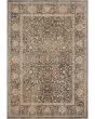 Lourdes LOU-08 Charcoal/Ivory Area Rug