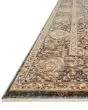 Lourdes LOU-08 Charcoal/Ivory Area Rug
