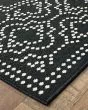 Marina 1247k Black/Ivory Area Rug